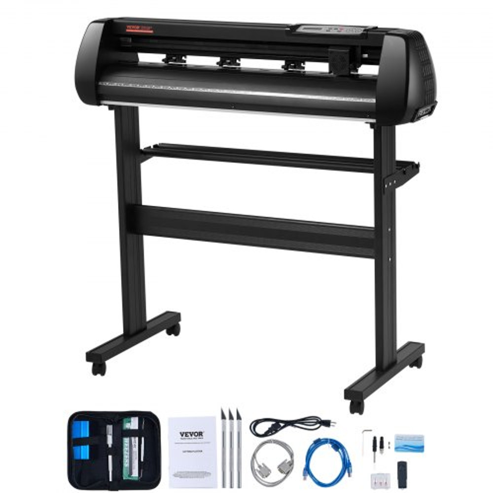 34 Bluetooth Vinyl Cutter Machine Professional Cutting Plotter With Steel Roller Shaft Sign Master 1