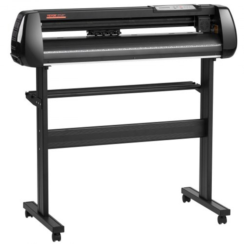 34 Bluetooth Vinyl Cutter Machine Professional Cutting Plotter With Steel Roller Shaft Sign Master 9