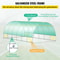 20x10x7 Ft WalkIn Greenhouse Portable Plant Hot House With Galvanized Steel Hoops 3 Top Beams 2 Zip 3