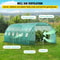 20x10x7 Ft WalkIn Greenhouse Portable Plant Hot House With Galvanized Steel Hoops 3 Top Beams 2 Zip 5