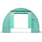 20x10x7 Ft WalkIn Greenhouse Portable Plant Hot House With Galvanized Steel Hoops 3 Top Beams 2 Zip 8