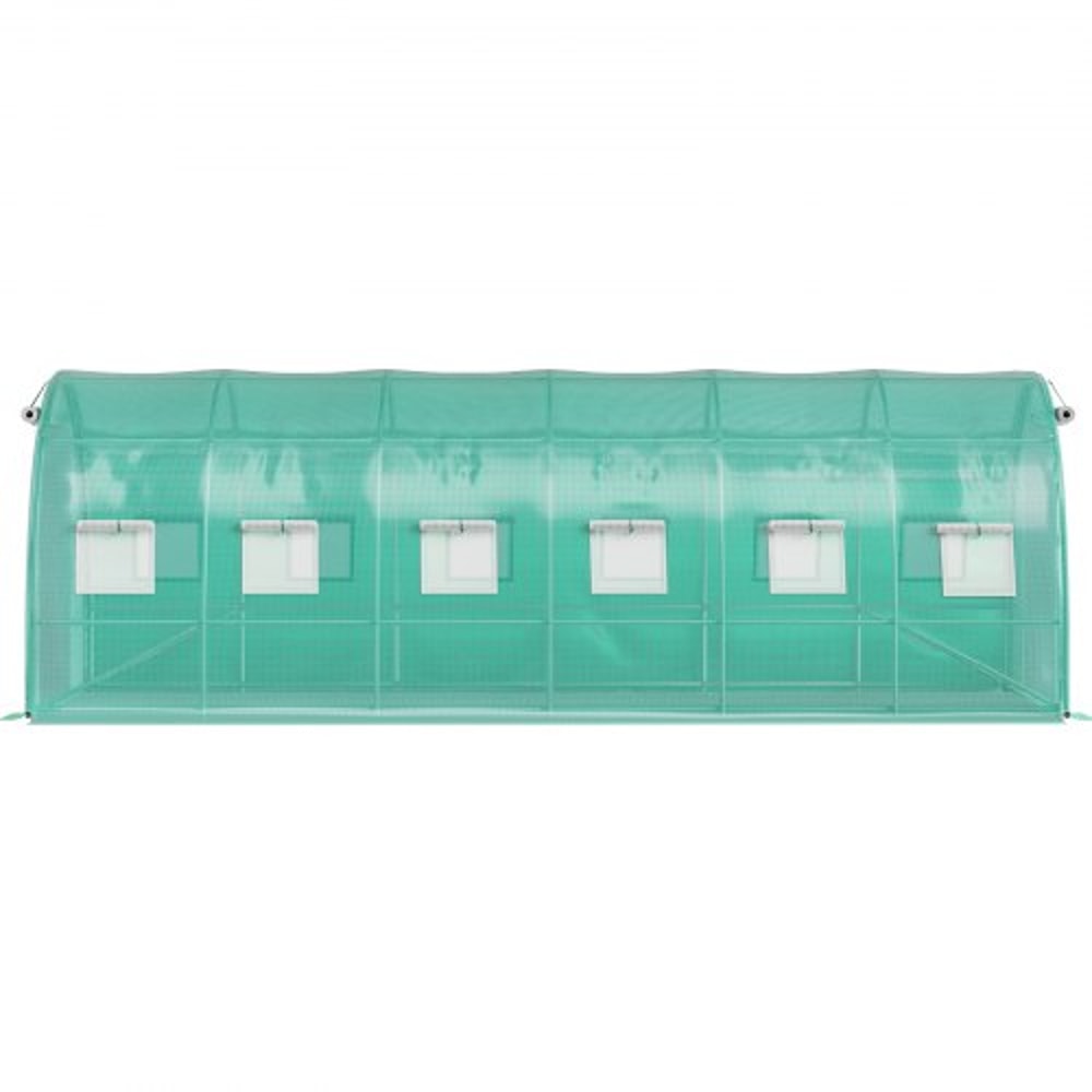 20x10x7 Ft WalkIn Greenhouse Portable Plant Hot House With Galvanized Steel Hoops 3 Top Beams 2 Zip 7