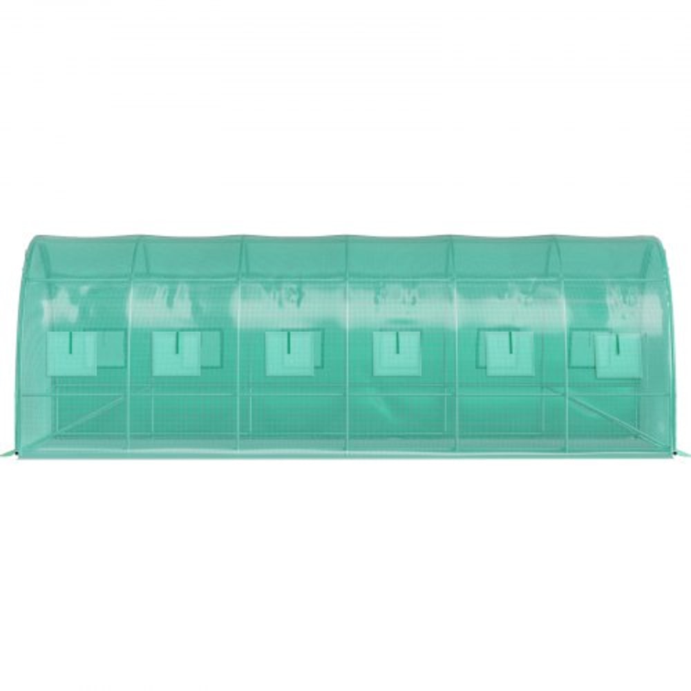 20x10x7 Ft WalkIn Greenhouse Portable Plant Hot House With Galvanized Steel Hoops 3 Top Beams 2 Zip 9