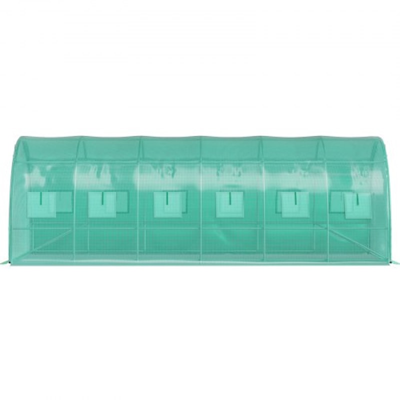 20x10x7 Ft WalkIn Greenhouse Portable Plant Hot House With Galvanized Steel Hoops 3 Top Beams 2 Zip 9