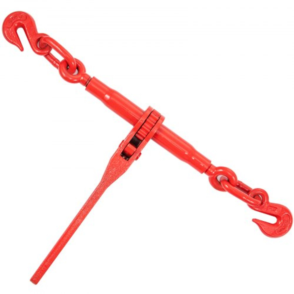 516 Grade 80 Chain Binder Set 6600LBS Capacity Tie Down Kit With 21 Chains Grab Hooks Ideal For T 9