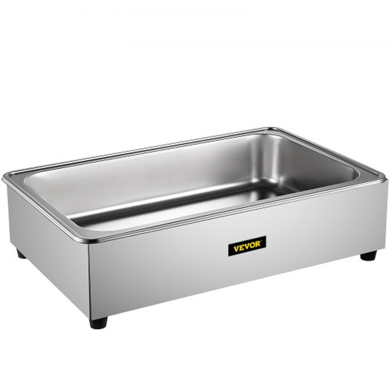 Commercial Food Warmer 95 Qt Stainless Steel Bain Marie Buffet Steamer With Lid FullSize 1 Pot Stea 8