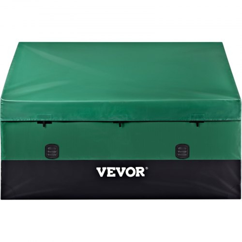 150 Gallon Waterproof Deck Box, Outdoor Storage Box with PE Tarpaulin Cover, Heavy-Duty Patio Storage for Cushions