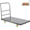 2000 Lb Capacity Flatbed Cart 47 X 24 Steel Platform Truck With Detachable Handle 5 Swivel Casters 1