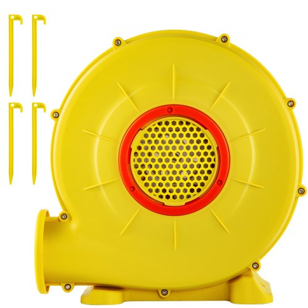 450W 06HP Inflatable Blower Powerful Portable Bounce House Blower For Bouncy Castles Jump Slides 7