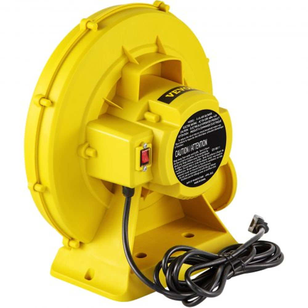 450W 06HP Inflatable Blower Powerful Portable Bounce House Blower For Bouncy Castles Jump Slides 9