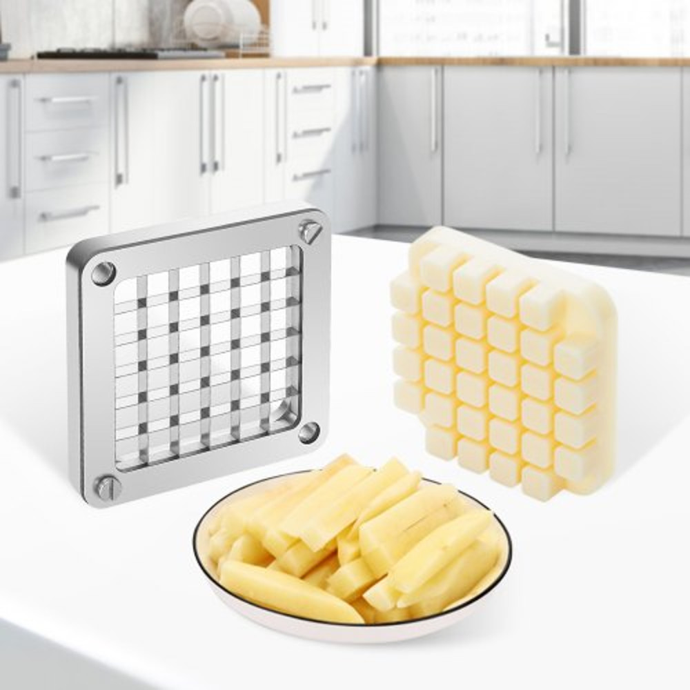 Commercial 12 Inch French Fry Cutter Blades 3 PCS Stainless Steel Replacement Sets With 6 Extra Kni 6