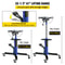 1100 Lbs Hydraulic Telescoping Transmission Jack 2Stage Floor Jack Stand With Foot Pedal 360 Swive 3