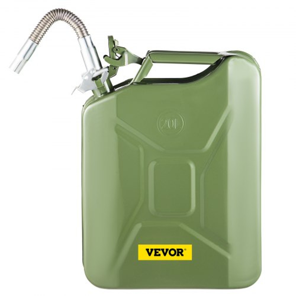 HeavyDuty 53 Gallon 20L MilitaryStyle Jerry Can Rustproof Steel Fuel Container With Flexible Spout 8
