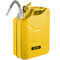 HeavyDuty 20L Jerry Fuel Can Rustproof Yellow Steel Gas Container With Long Flexible Spout For Cars 1
