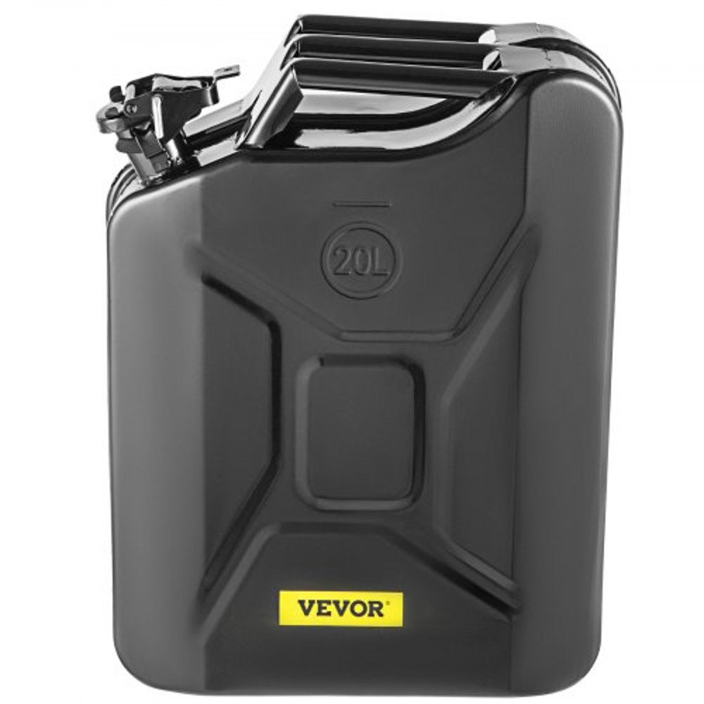 Portable Jerry Fuel Can, Rustproof & Heat-Resistant Steel Gas Can with Flexible Spout System for Cars, Trucks