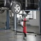 Hydraulic Telescopic Transmission Jack, lbs Stage High-Lift Floor Jack Stand with Foot Pedal & Swivel Casters, Garage