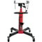 Hydraulic Telescopic Transmission Jack, lbs Stage High-Lift Floor Jack Stand with Foot Pedal & Swivel Casters, Garage