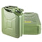 Military-Style Jerry Gas Can, Rustproof Steel Portable Fuel Tank with Bendable Spout for Cars, Trucks, Boats & Outdoor