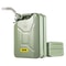 Military-Style Jerry Gas Can, Rustproof Steel Portable Fuel Tank with Bendable Spout for Cars, Trucks, Boats & Outdoor
