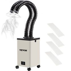 professional soldering smoke extractor, speed purifier with hepa & carbon filter for soldering, welding, laser engraving