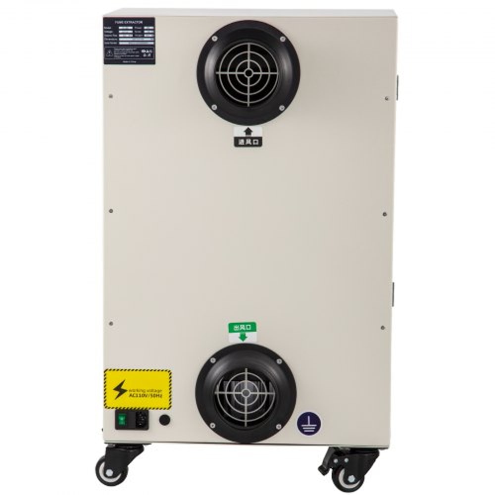 Solder Fume Extractor CFM Smoke Absorber with Stage Filters, Speeds & Wireless Remote Control for Soldering