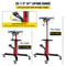 Hydraulic Telescopic Transmission Jack, High Lift Floor Jack with Foot Pedal, Swivel Wheels, Garage & Shop Hoist