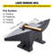 Heavy-Duty Cast Iron Anvil, Single Horn Blacksmith Forge with Large Work Surface, Rugged Stable Base & High Hardness