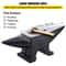 Premium Cast Steel Single Horn Anvil, Rugged Blacksmith Round Horn with Large Flat Countertop & Stable Base
