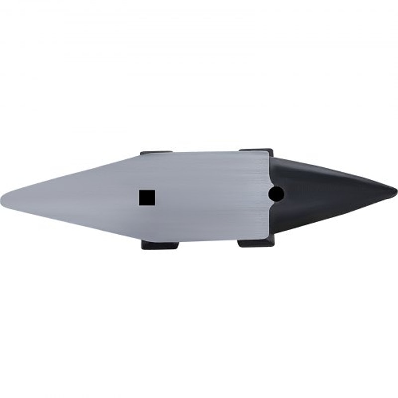 Premium Cast Steel Single Horn Anvil, Rugged Blacksmith Round Horn with Large Flat Countertop & Stable Base