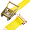 E Track Ratchet Strap Kit, Heavy-Duty E-Track Straps, LBS Breaking Strength, Polyester Webbing, Spring Fitting & Ratchet