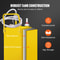 Heavy-Duty Gallon Fuel Caddy, Steel Gas Storage Tank with Manual Transfer Pump & Wheels, Gasoline Diesel Fuel Container