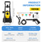 PSI Electric Pressure Washer, Max GPM Power Washer with Hose, Spray Nozzles, Foam Cannon, Portable Cleaner for Patios