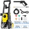 PSI Electric Pressure Washer, Max GPM Power Washer with Hose, Spray Nozzles, Foam Cannon, Portable Cleaner for Patios