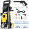 Electric Pressure Washer PSI, Max GPM Power Washer with Hose Reel, Quick Connect Nozzles & Foam Cannon