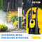Portable 2000 PSI Electric Power Washer, 1.65 GPM High-Pressure Cleaner with 30 ft Hose, 5 Spray Nozzles & Foam Bottle