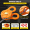Heavy Duty Winch Pulley 25000LB Snatch Block For OffRoad Recovery 2Pack Fits 05514mm Synthetic Rop 5