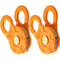 Heavy Duty Winch Pulley 25000LB Snatch Block For OffRoad Recovery 2Pack Fits 05514mm Synthetic Rop 8