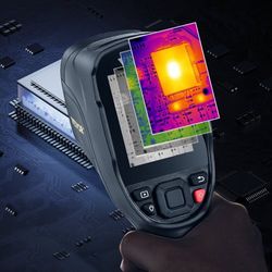 sc240m thermal imaging camera, 320x240 ir resolution with 2mp visual camera, 25hz refresh rate