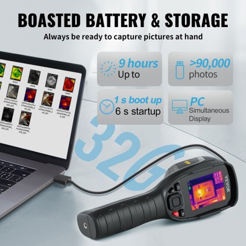 SC240 Thermal Imaging Camera 320x240 Super Resolution 25Hz Refresh Rate 4F To 752F Range 5