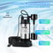 1.5 HP 6000 GPH Submersible Water Pump with Vertical Float Switch, Heavy-Duty Basement Sump Pump for Flooding Areas