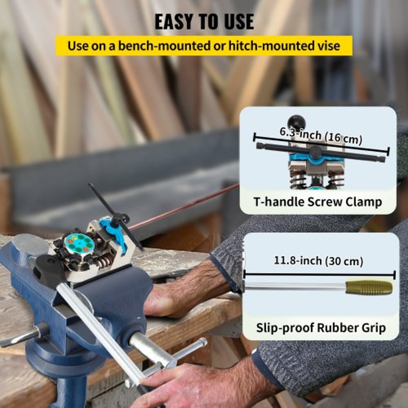 Double Flaring Tool Brake Line Flaring Kit With Single Double And Bubble Flares For Tube Copper Alu 2