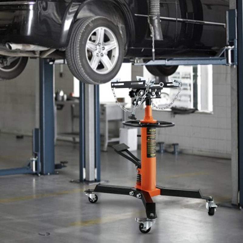 Transmission Jack Hydraulic Telescopic With High Lbs Capacity Stage Floor Jack Stand With Foot Peda 5