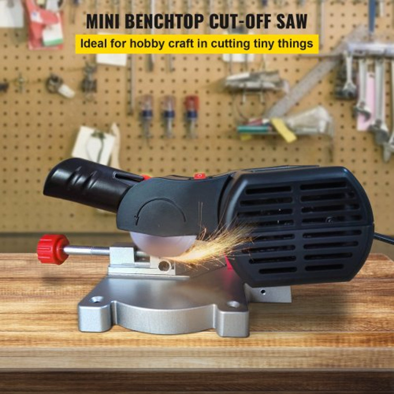 Benchtop Miter Saw With Two Blades Adjustable Cut For Copper Aluminum Wood And Zinc 1