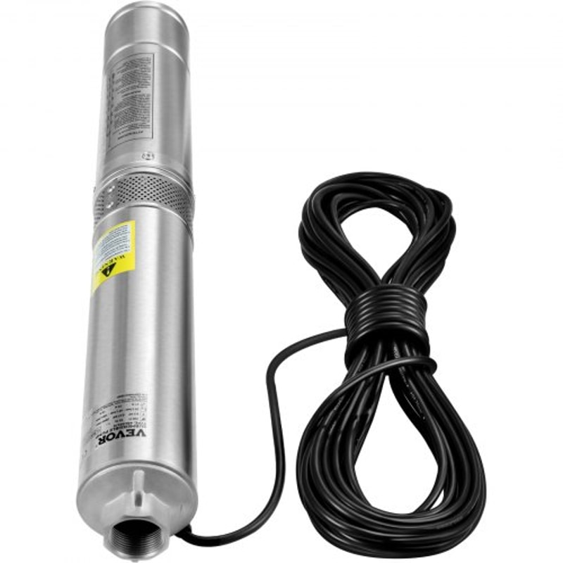 Deep Well Submersible Pump Head Stainless Steel Water Pump With Electric Cord For Industrial 8