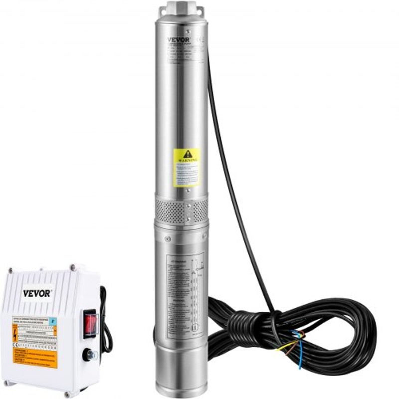 Stainless Steel Deep Well Submersible Pump Head Waterproof With Cord For Irrigation And Home Use 9
