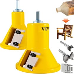 diy tenon cutter kit with dual blades, commercial grade aluminum and steel, log furniture cutter for home use