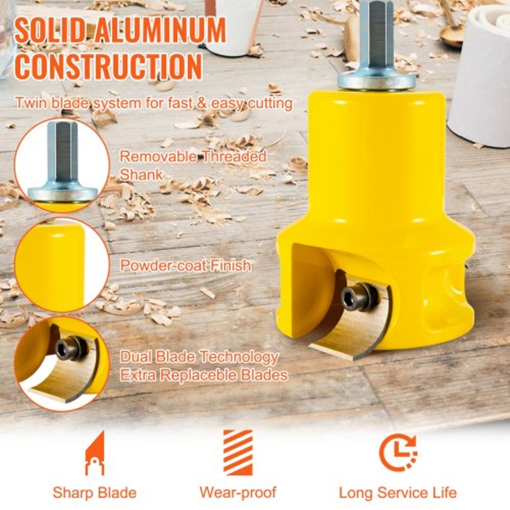 Premium Tenon Cutter Aluminum Steel Log Furniture Cutter Commercial Woodworking Tool For Home DIY 1