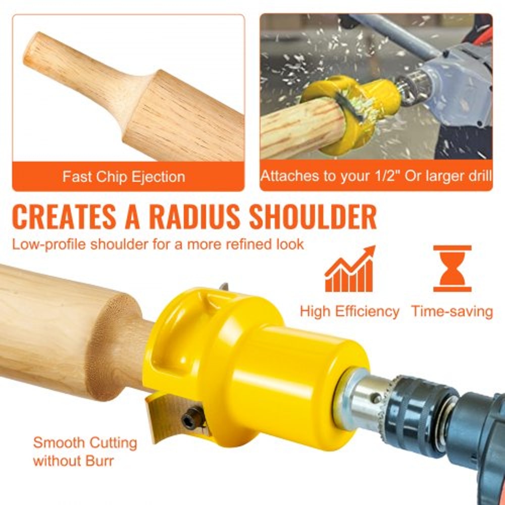 Premium Tenon Cutter Aluminum Steel Log Furniture Cutter Commercial Woodworking Tool For Home DIY 6