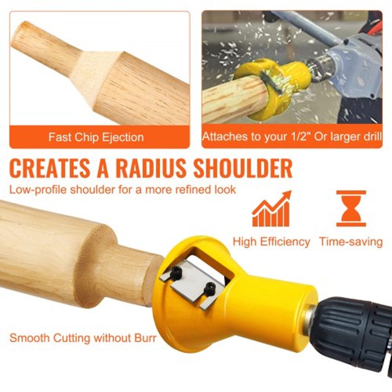 Premium Aluminum Steel Tenon Cutter With Dual Straight Blades Button Screws Commercial Tool 3