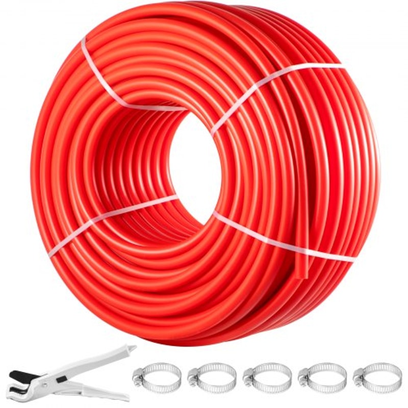 Non Oxygen Barrier Red PEX Pipe PEX Tubing Flexible PEX Water Line For Plumbing Radiant Heating RV 0